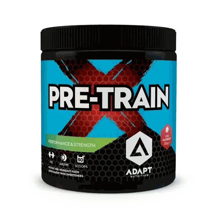 Adapt Nutrition Pre Workout Supplement - PreTRAIN X 350g - Luminous Nutrition