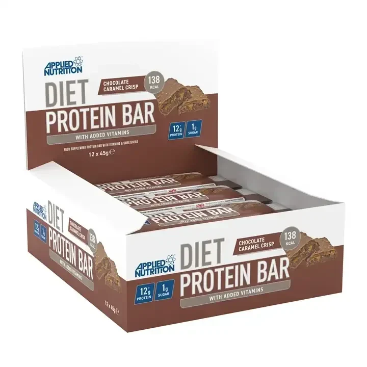 Applied Nutrition Diet Protein Bar - 12x45g, Low Sugar - Luminous Nutrition