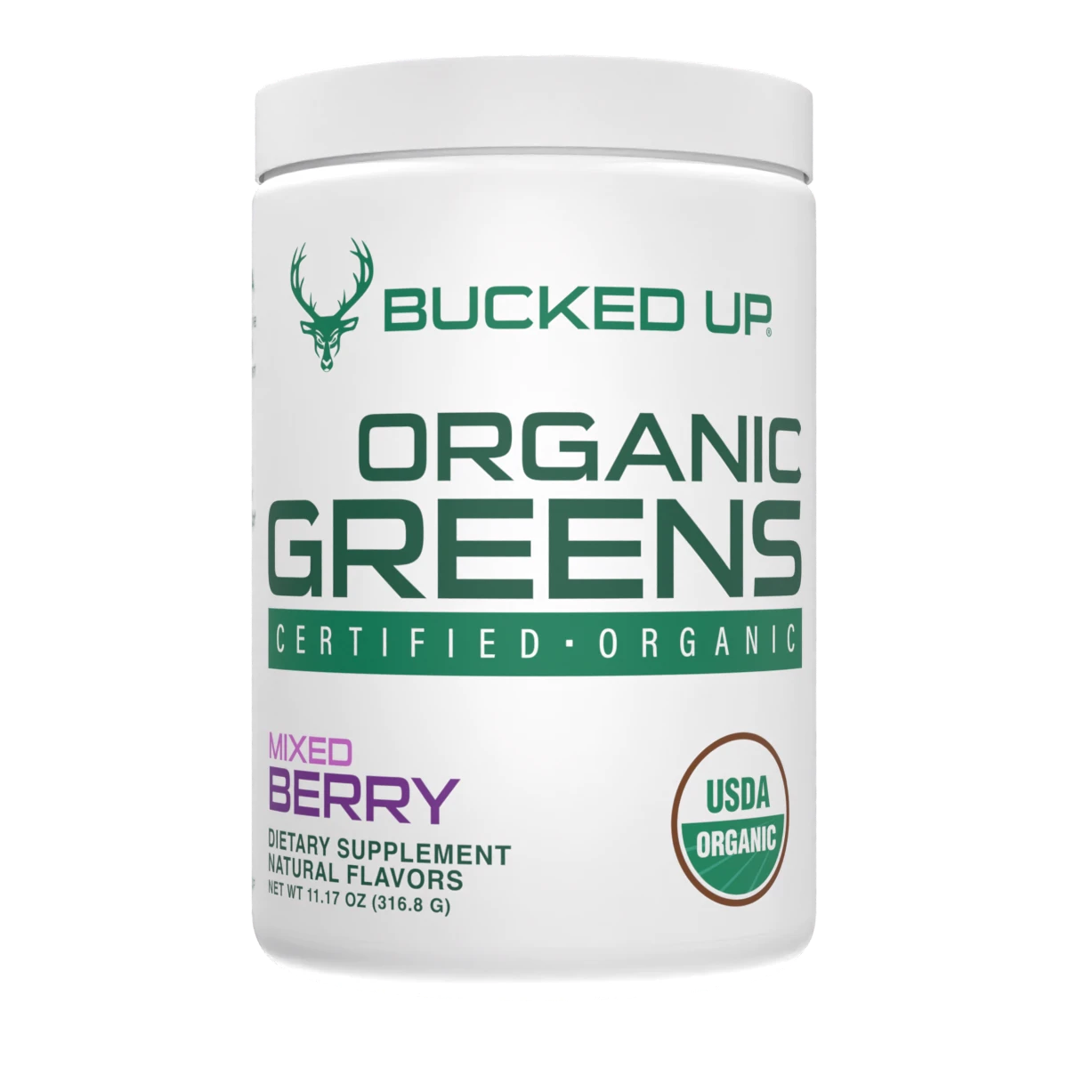 Bucked Up Greens Mixed Berry - Nutrient-Packed Superfood Supplement
