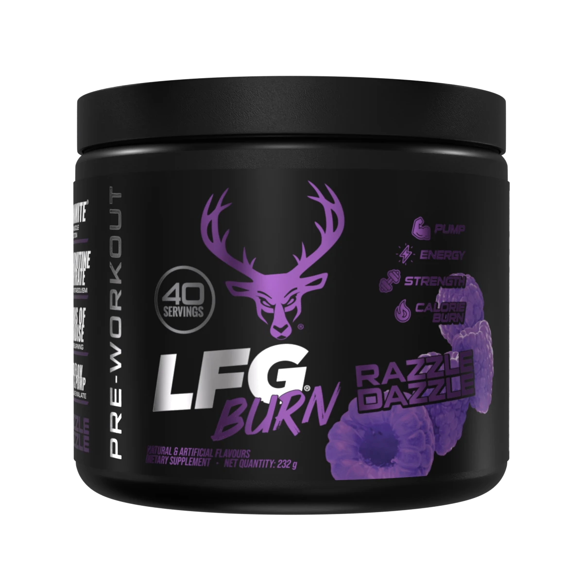 Bucked Up LFG Pre-Workout - 40 Servings for Enhanced Energy and Focus