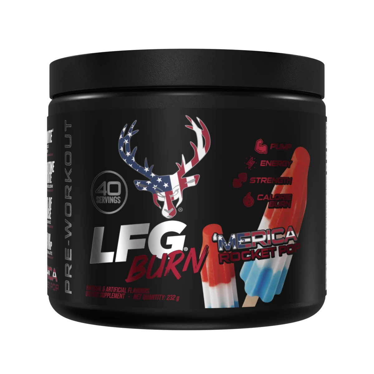 Bucked Up LFG Pre-Workout - 40 Servings for Enhanced Energy and Focus