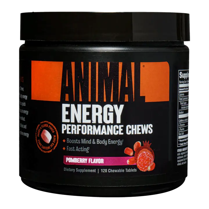 Animal Energy Performance Chews 120 Tabs