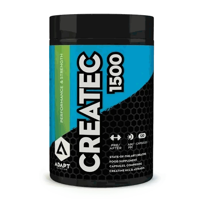 Adapt Nutrition CreaTec 1500 Creatine HCL Capsules for Enhanced Performance