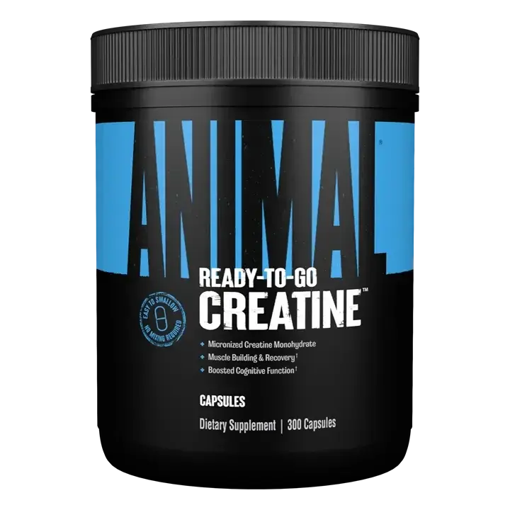 Animal Creatine Capsules for Muscle Building - 300 Caps