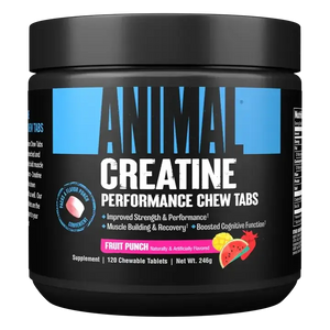 Animal Creatine Chewables - 120 Powerful Tablets for Muscle Energy and Recovery