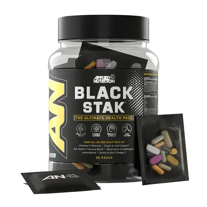 Applied Nutrition Black Stak - The Ultimate Health Supplement for Optimal Performance