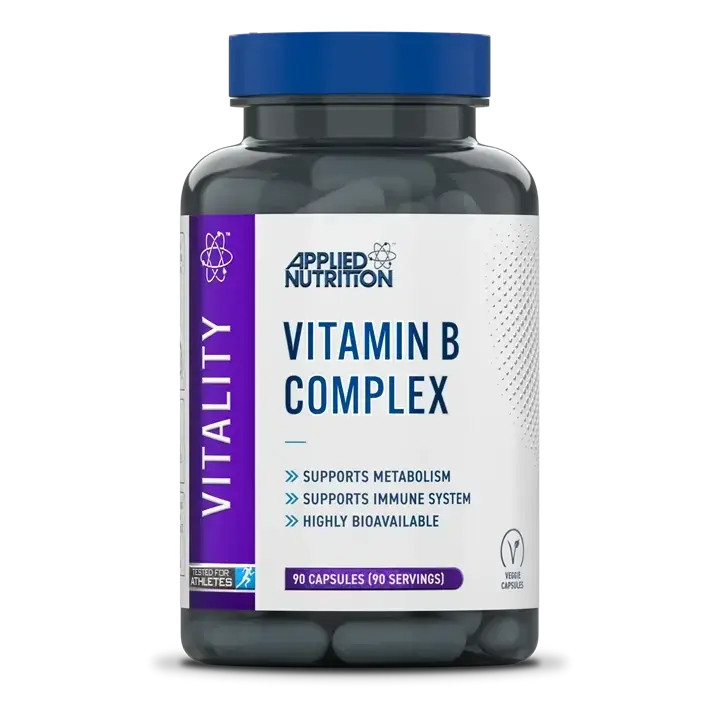 Vitamin B Complex Supplement by Applied Nutrition for Optimal Health