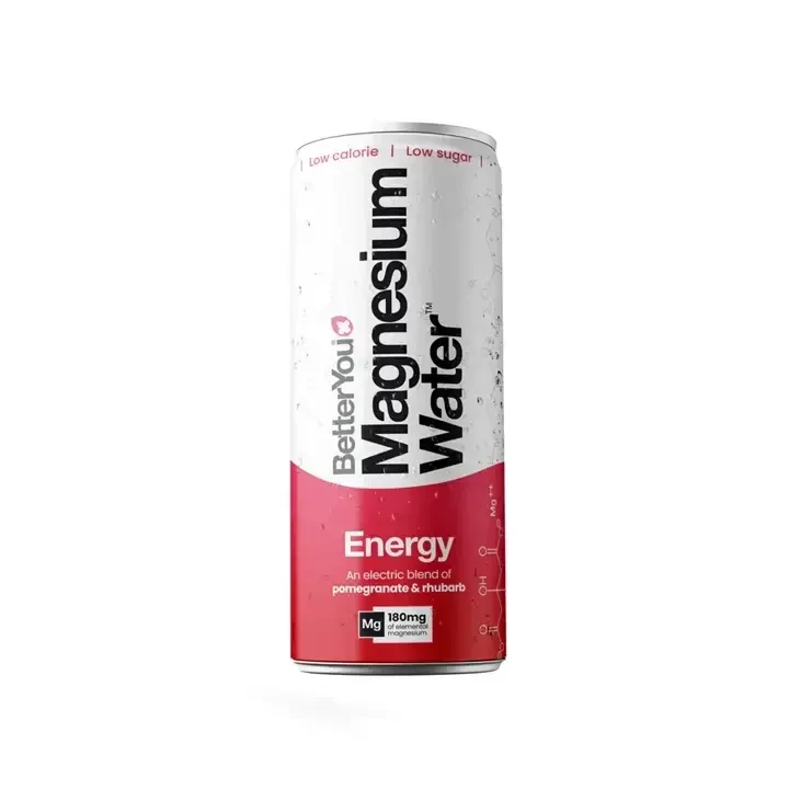 BetterYou Magnesium Water Energy Drink 12 Pack - Natural Hydration & Energy Boost