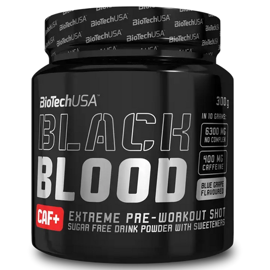 BioTech USA Black Blood CAF+ Pre-Workout Boost - Luminous Nutrition