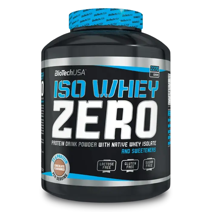 BioTech USA Iso Whey Zero Protein Isolate 2.27kg - High-Quality Protein for Optimal Muscle Recovery