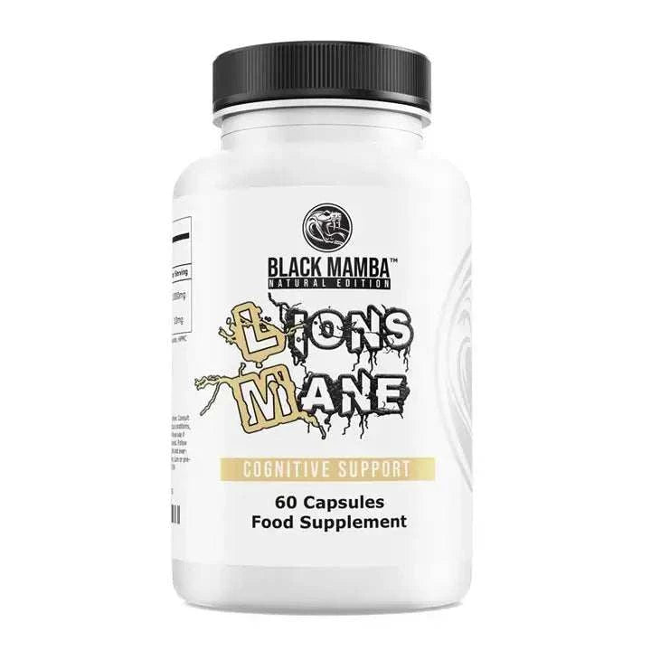 Lions Mane Supplement for Enhanced Cognitive Support - Black Mamba