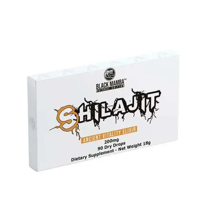 Black Mamba Shilajit Dry Drops for Enhanced Vitality - Luminous Nutrition