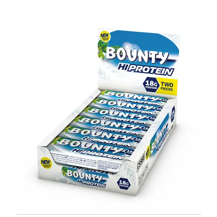 Bounty Hi-Protein Bar 12x52g - Packed with Protein - Luminous Nutrition