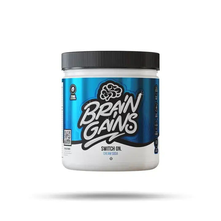 Brain Gains Switch On 225g - Powerful Mind-Boosting Supplement