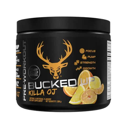 Bucked UP Pre-Workout Supplement for Energy & Focus - Luminous Nutrition