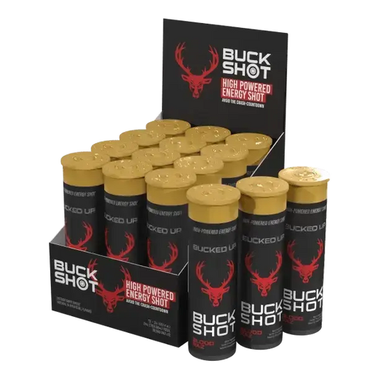 Bucked Up Energy Shot 12x59ml for Sustained Focus - Luminous Nutrition
