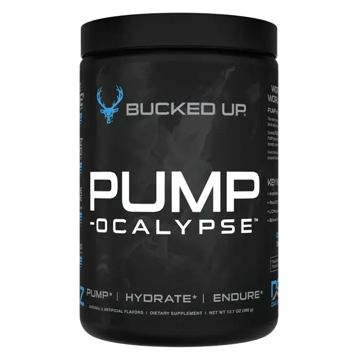 Bucked Up PUMP-ocalypse Nitric Oxide Booster for Ultimate Muscle Performance