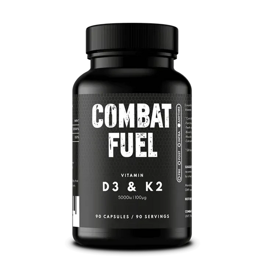 Combat Fuel High Strength Vitamin D3 and K2 - 3Months