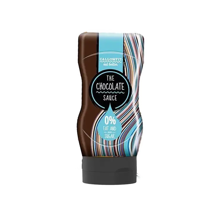 Callowfit Chocolate Syrup 300ml for Desserts & Shakes - Luminous Nutrition
