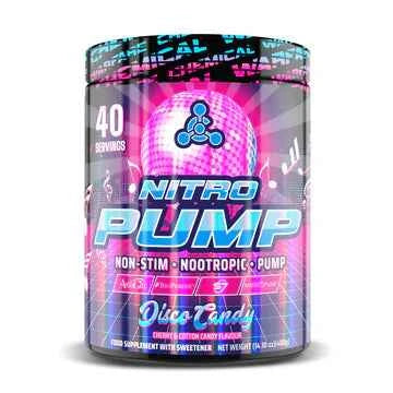 Nitro Pump Non-Stim Nootropic Pump – 40 Servings of Enhanced Focus and Performance