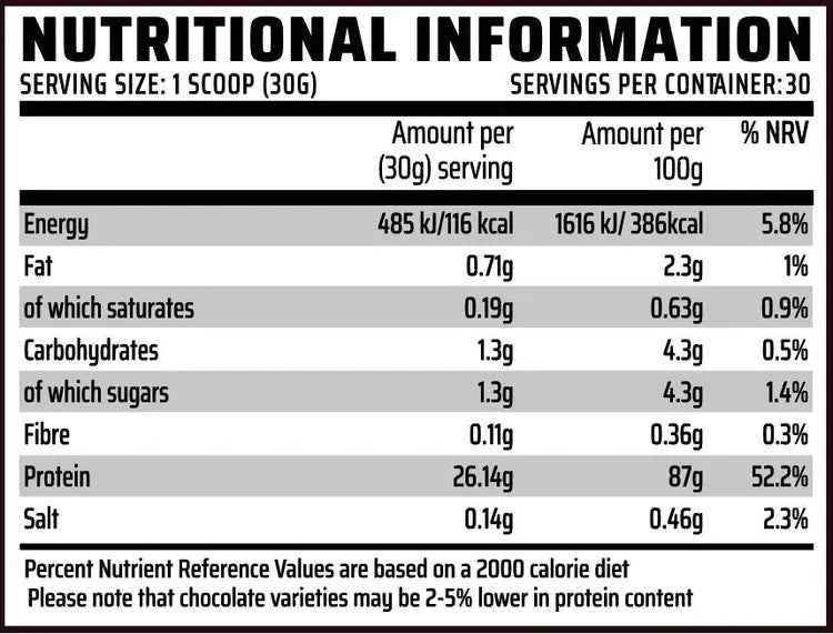 Iso Strike - 100% Whey Protein Isolate (1kg)